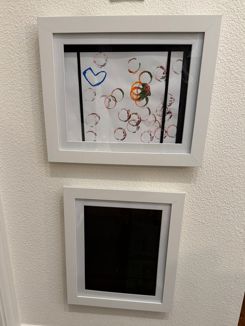 White Kids Artwork Frame - Simple Magnetic Display Americanflat - set of two
